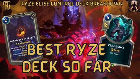 Ryze deck lor - Ryze Control created by Benjamin Drews. Deck tags: Predict, Drain, Slow, LastBreath, Burst, Fleeting, Frostbite, Manifest, Fearsome, Fast